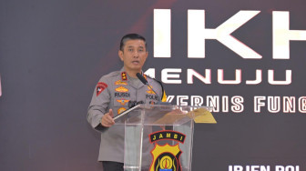 Kapolda Jambi Buka Kegiatan Rakernis Fungsi Reserse Polda Jambi T.A. 2024